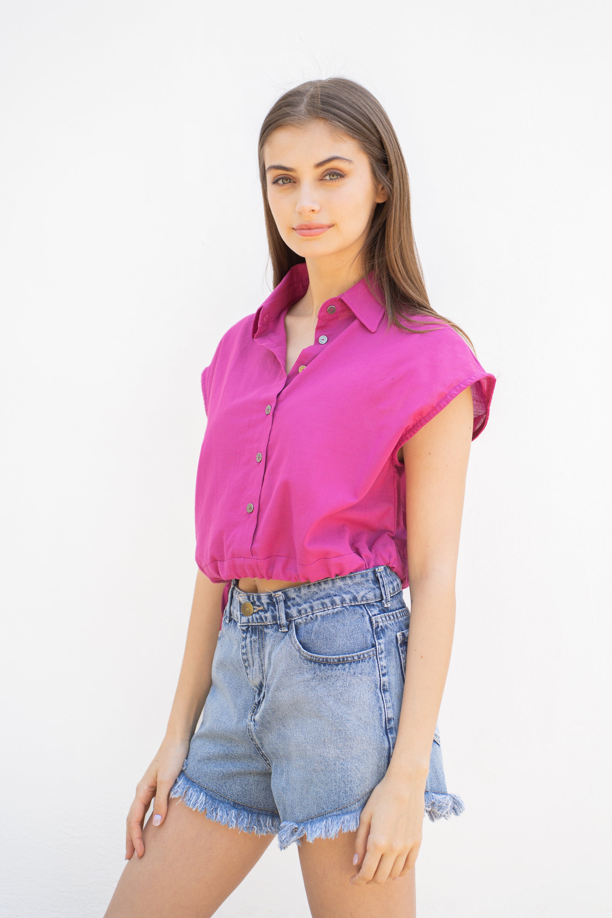 Blusa Rita fucsia