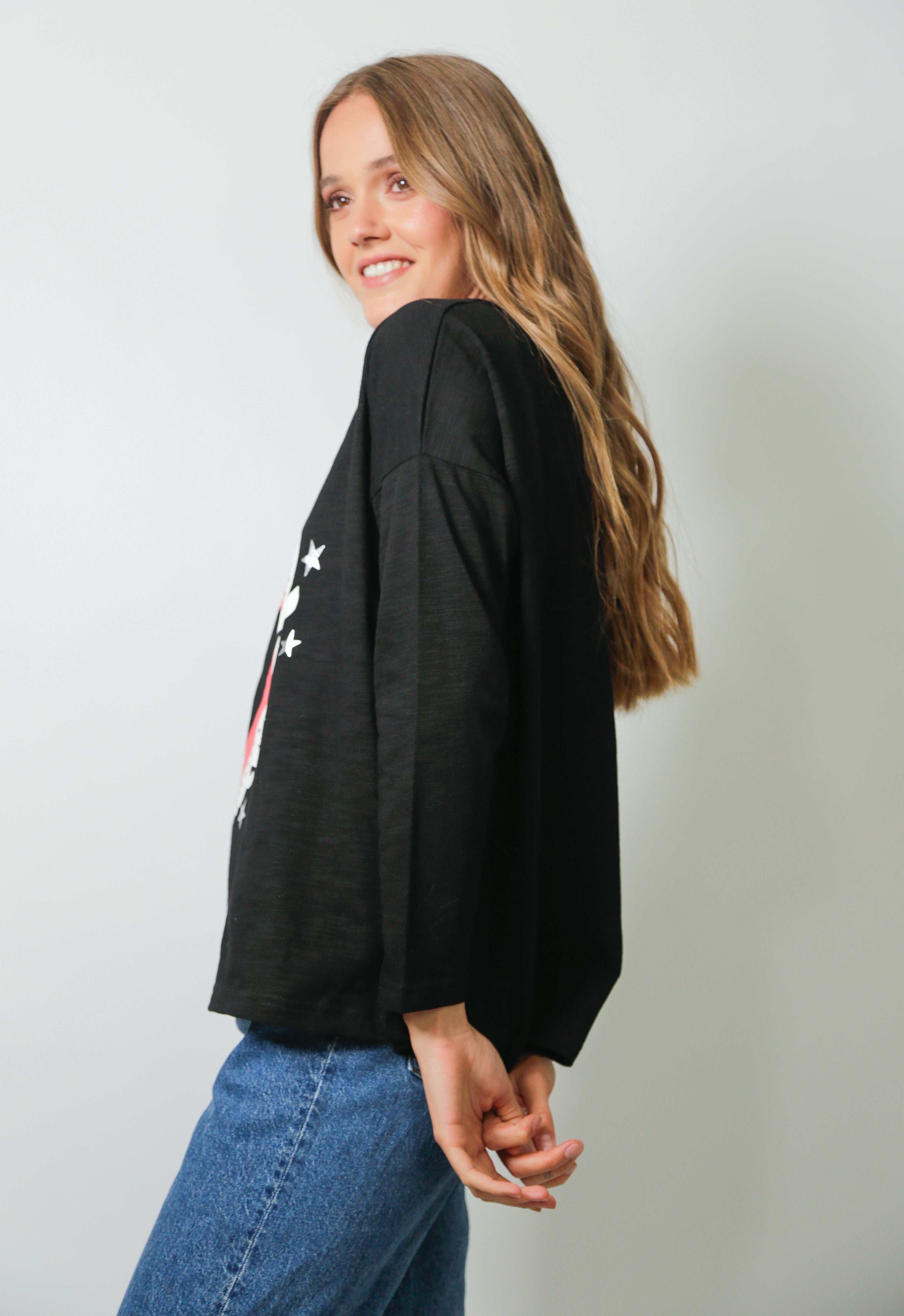 Polera Nina negra